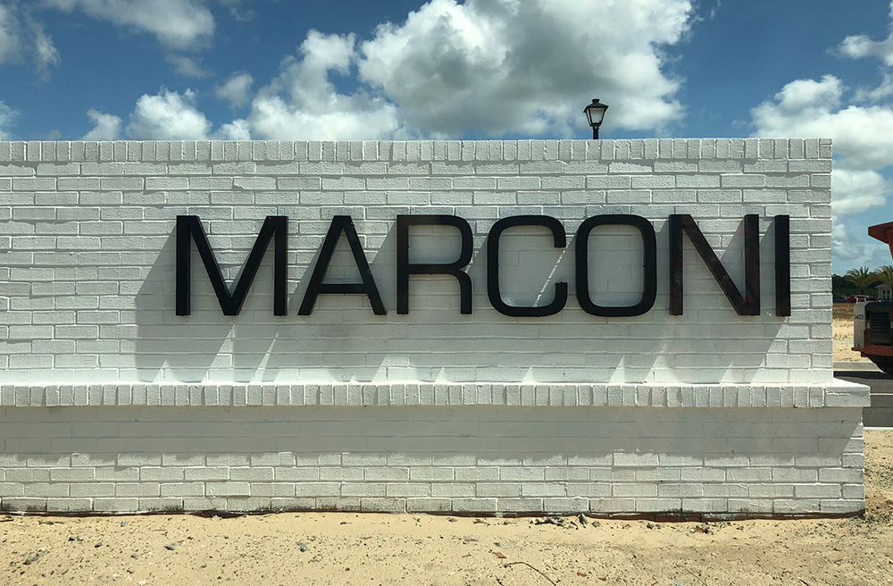 Marconi at eTown sign, Jacksovnille, Florida