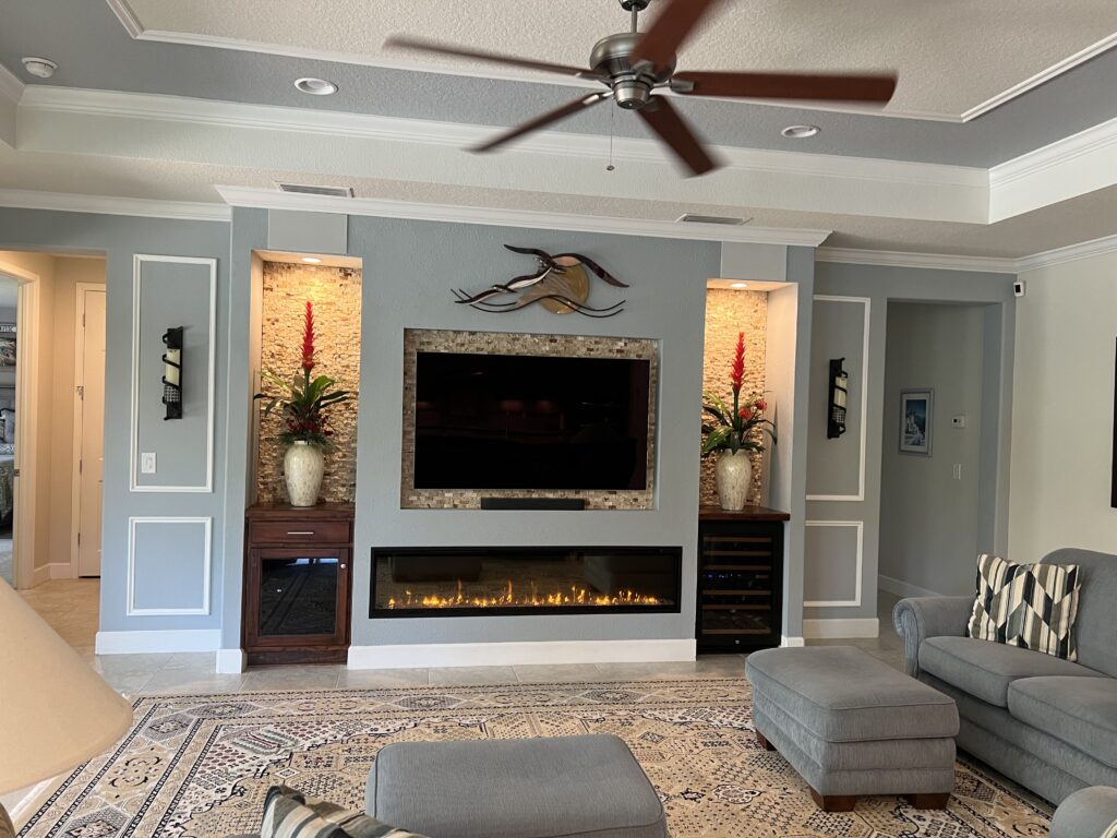 Gorgeous accent wall in Del Webb Ponte Vedra