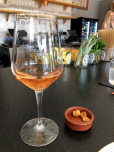 Wine Glass at Bar Molino