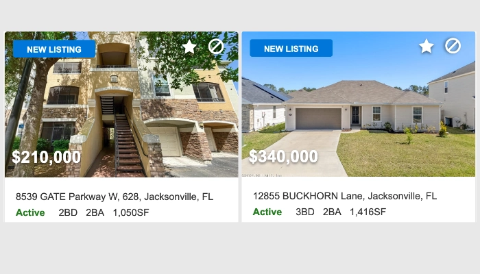 Two Affordable Jacksonville Homes