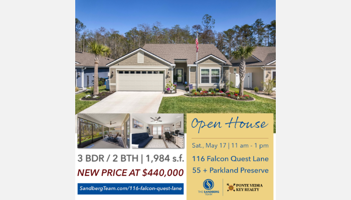 Open House in 55+ Parkland Preserve