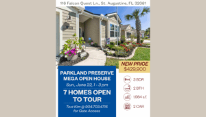 New Price on 116 Falcon Quest Lane in St. Augustine, Florida