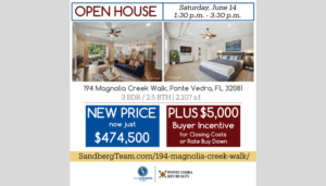 Open house at 194 Magnolia Creek Walk in Willowcove at Nocatee