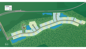 Site plan for 55+ Regency at EverRange by Toll Brothers in Jacksonville, Florida