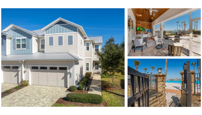 Villa on the lagoon at Beachwalk in St. Johns, Florida