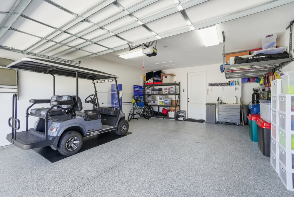Epoxy Sealed Garage Floor