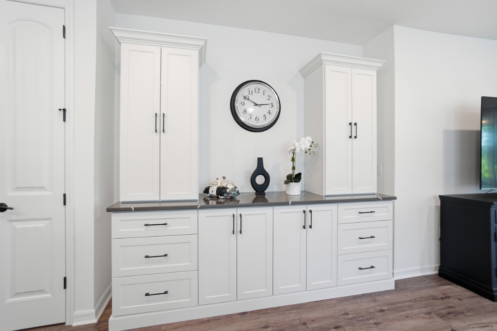 Storage Hutch in Great Room
