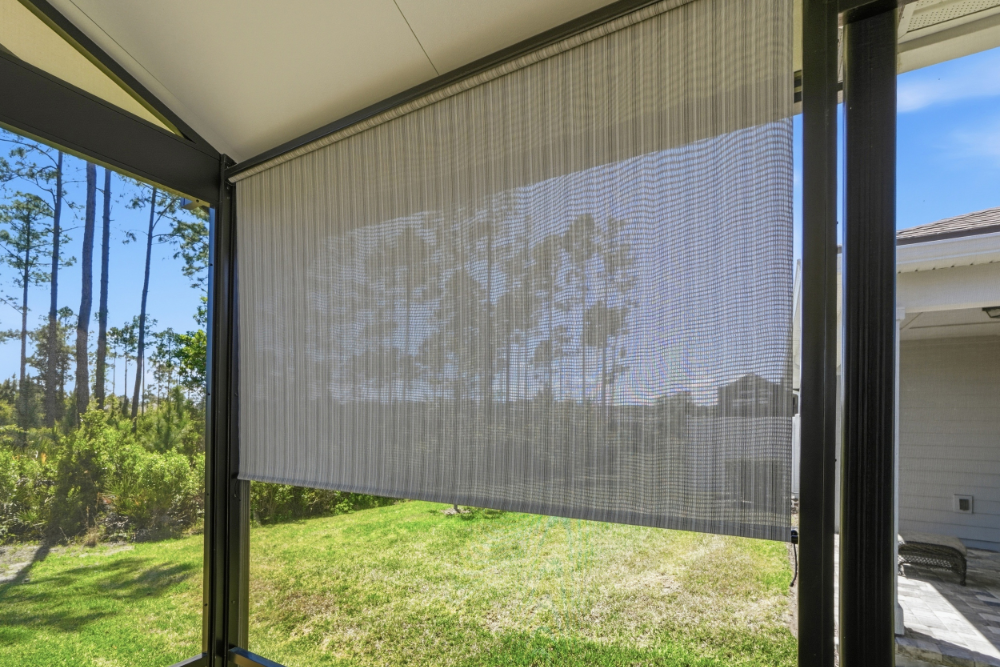 Shades on lanai